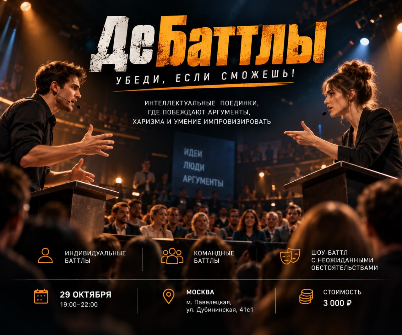 ДеБаттлы: УБЕДИ, ЕСЛИ СМОЖЕШЬ!