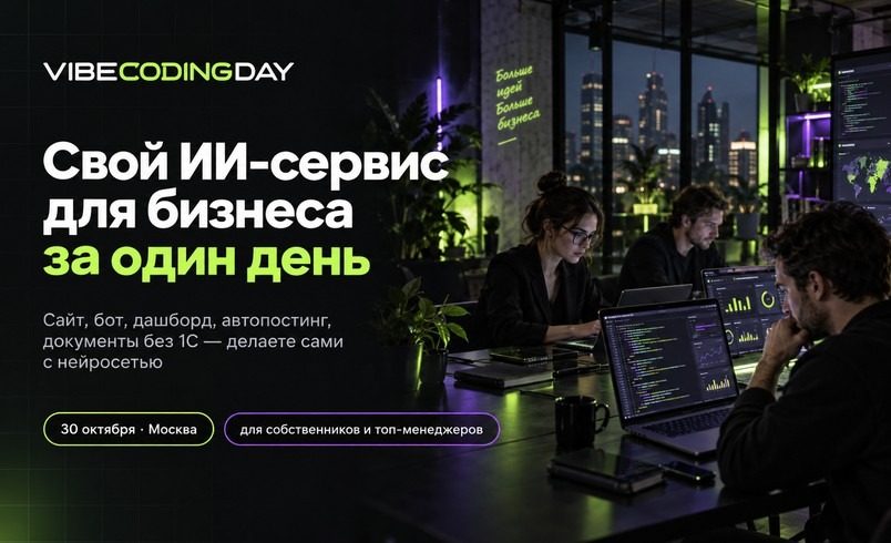 VibeCodingDay — мастер-класс по ИИ-вайбкодингу для предпринимателей
